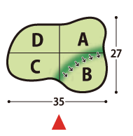 Hole2コース図