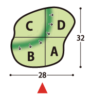 Hole10コース図